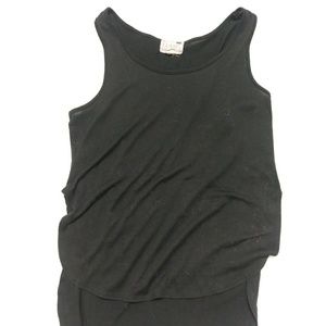 Black L.A. hearts hi low tank top
